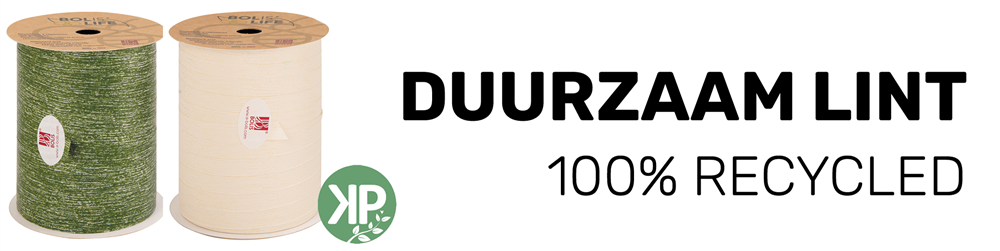 Ecoribbon, 100% recycled krullint 100% recycled krullint - milieuvriendelijk